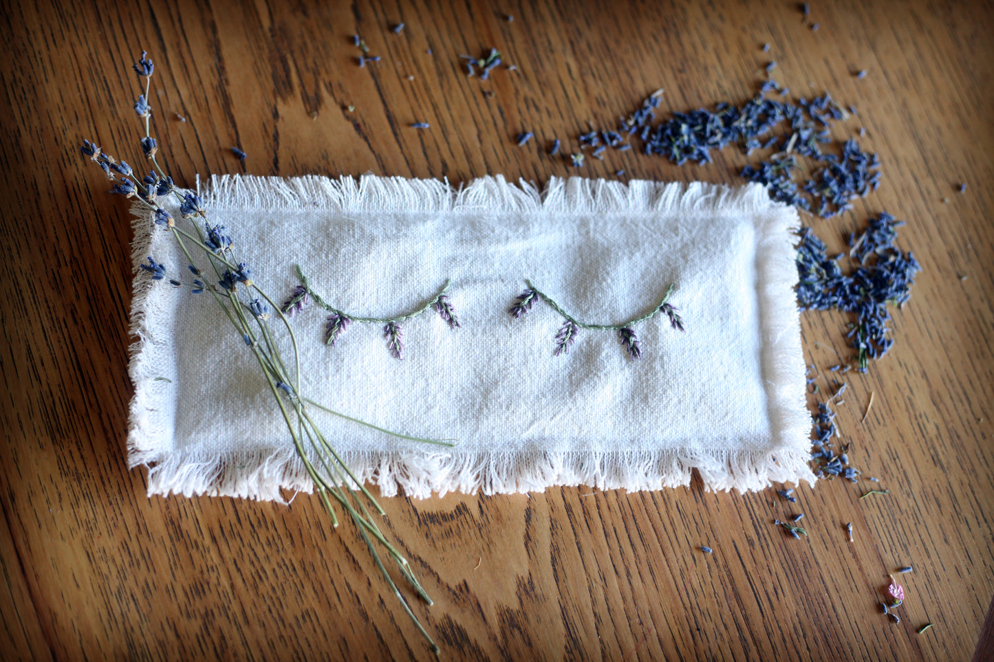 Hand crafted lavender eye pilllow