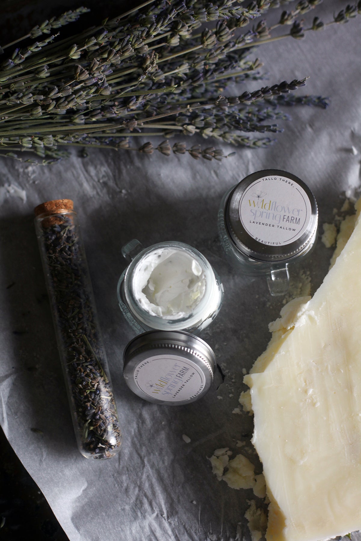 2oz mini mason jar whipped tallow