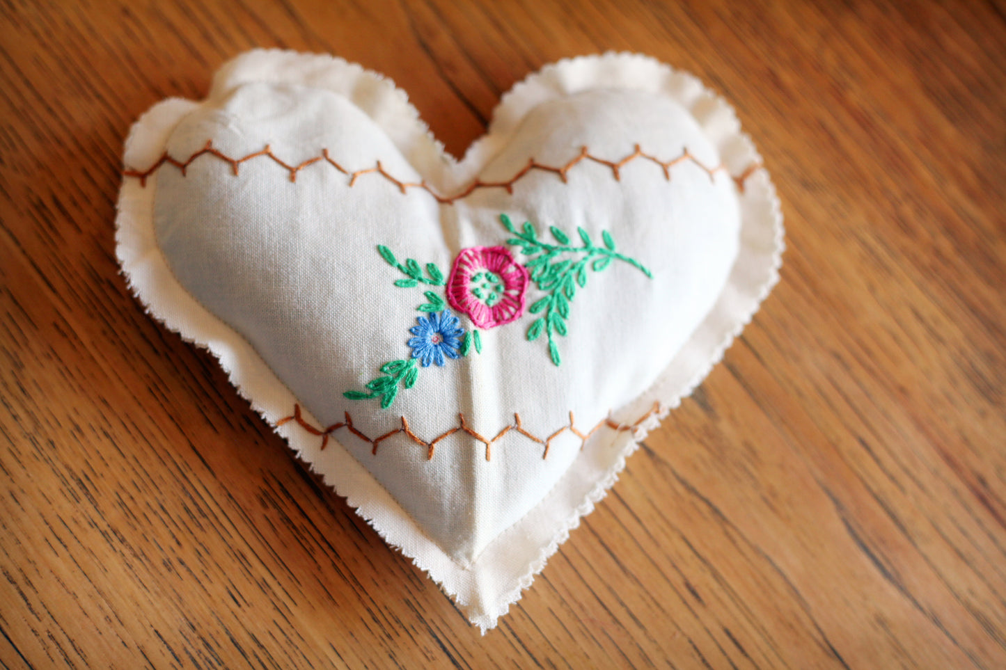 lavender sachet hand crafted with vintage linens